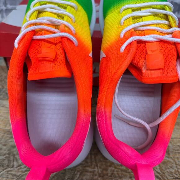 Nike Roshe One Triple White Tie Dye Custom 511881-112 Mens Size 11 New - Picture 6 of 10